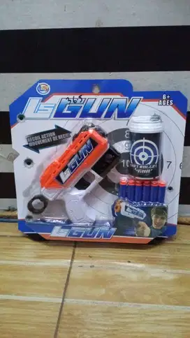 mainan anak pistol busa