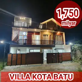 DIJUAL VILLA MEGAH 3 KAMAR DENGAN KOLAM RENANG KOTA BATU