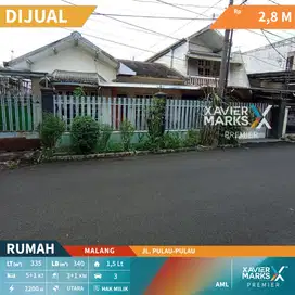 Dijual Rumah Jalan Pulau-pulau Malang, Dekat Alun-alun