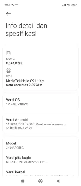 Dijual poco M6 8+4/256GB