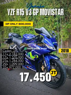 DP 600 Ribuan Yamaha R15 V3 Movistar GP 2018