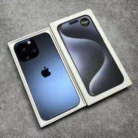Iphone 15 Pro Max 256GB Blue Titanium Garansi BH 98 Ibox