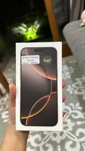 Apple Iphone 16 Pro Max 256GB Resmi Ibox Baru New