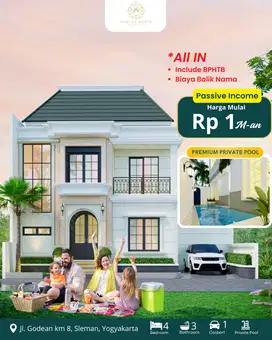 Rumah 2 Lantai SHM Ready di Godean, Lokasi Strategis