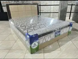 Fullset Springbed dipan sandaran tipe boxy ukuran 160x200