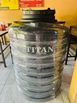 Tandon Air TITAN TYPE 550 Liter – Kondisi Baru, Segel Pabrik!
