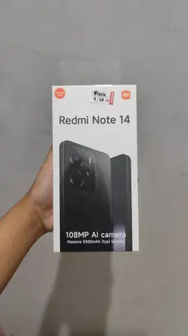 PROMO REDMI NOTE 14 8/256 NEW SEGEL GARANSI