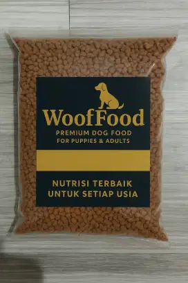 dogfood anjing serbuk,pecahan,utuh mix