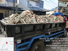 Jasa buang puing tanah