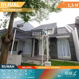 Dijual Rumah Full Furnish Minimalis di Brassia Hill Araya Malang