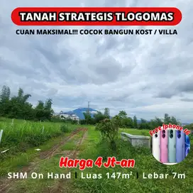 Tanah SHM Langsung Balik Nama Kota Malang View Pegunungan