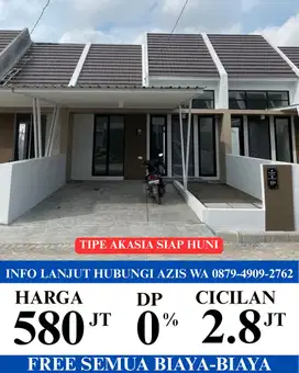 Jual rumah siap huni tipe akasia lokasi java residence krian sidoarjo
