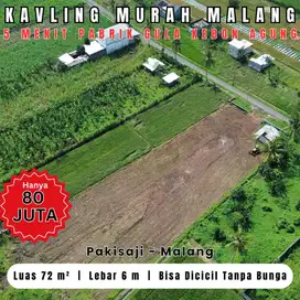 Tanah Sangat Murah Kawasan Berkembang Pakisaji Malang