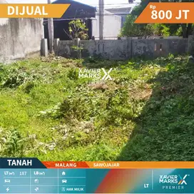 Super Murah Dijual Tanah Strategis Jalan Utama Sawojajar Malang