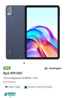 Tecno Megapad 11 8/128GB - Grey