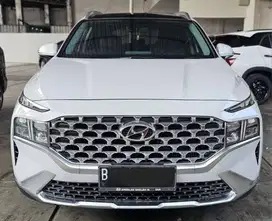 Km Low 53rb Hyundai Santa Fe 2.2 Prime A/T ( Matic Diesel ) 2021 Putih