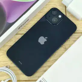 iPhone 14 128 GB Midnight [ Fullset ] ex iBox [ PA/A ] Garansi Aktif