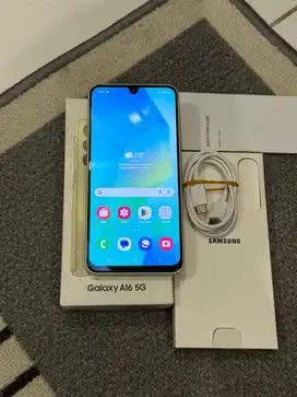 Dijual Samsung A16 Gold 5G 8/256GB SEIN Mulus Lengkap