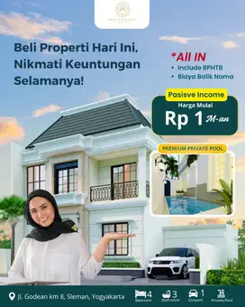 Promo Rumah Dijual di Godean, SHM Ready, Akses Mudah ke Kota Jogja