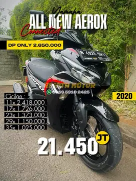 DP 2.650.000 Yamaha All New Aerox Connected 2020