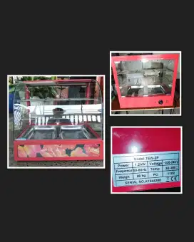 Dijual showcase Warmer/food display