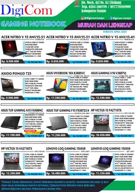 Promo cicilan Laptop Gaming cuma pake e ktp aja