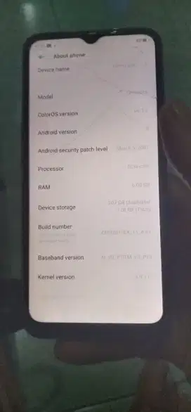 Oppo a31 ram 6/128 .