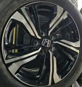 Velg OEM Civic Turbo R17 PCD5x114.3 Black Polish. Velg 4pcs. Thailand