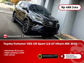 [PAJAK PANJANG] Toyota Fortuner VRZ GR Sport Kicksensor 2.8 AT 2022