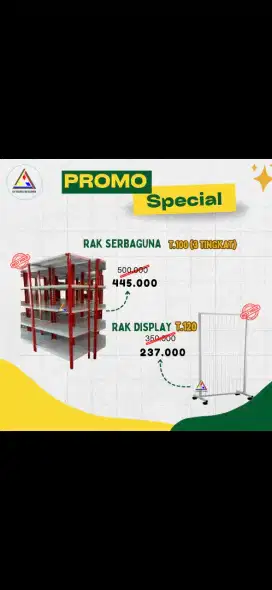 Jual Rak Display/acc dan Rak Gudang