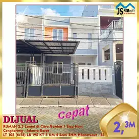 DIJUAL RUMAH 2,5 Lantai di Citra Garden 1 Siap Huni Cengkareng - Jakar