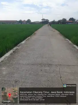 DIJUAL CEPAT! TANAH STRATEGIS DI CIKARANG TIMUR