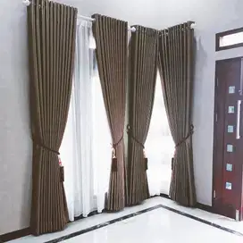 FRE SURVEY Gorden Blackout Sekat Klinik Hordeng Pintu Gordyn Vitrase