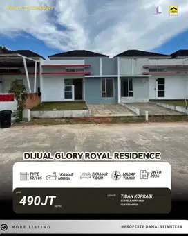 Glory Royal residence !! Dijual