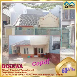 DISEWAKAN RUMAH 1 Lantai di Taman Surya 3 Cengkareng - Jakarta Barat