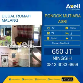 Rumah Pondok Mutiara Asri Dijual