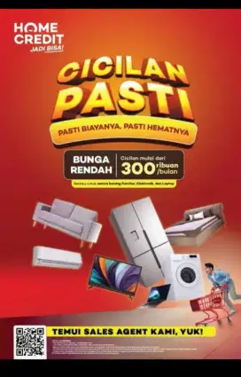 Segampang itu cicilan free 2x angsuran menggunakan Homecredit