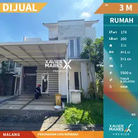 Dijual Rumah 2 Lantai di Ijen Nirwana Klojen Malang Posisi Hook