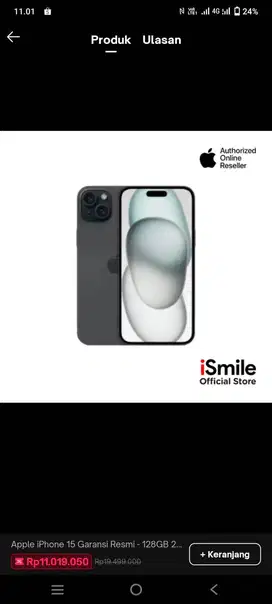Apple iPhone 15 ,black 128gb