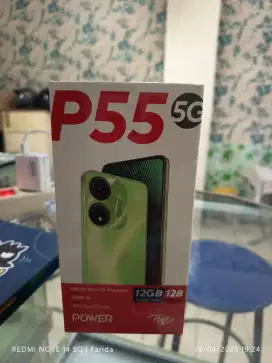Itel P55 5G 6+6/128gb baru garansi resmi bisa TT Kredit
