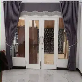 Pusat Tirai Gorden Jendela Gordyn Mewah Hordeng Model Terbaru Murah