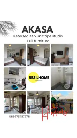 Disewakan bulanan apartemen Akasa BSD Tangerang alam sutera lengkong