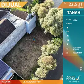 Tanah Kavling Dekat Ijen Boulevard di Pahlawan Trip Klojen Malang