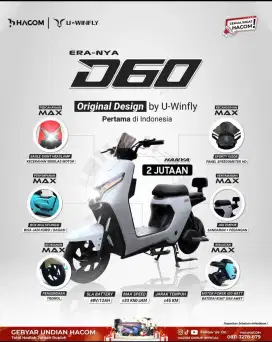 Promo Kredit Sepeda listrik Uwinfly D60 mulai 2jt.an