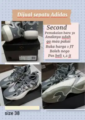 Jual sepatu basket adidas anak original
