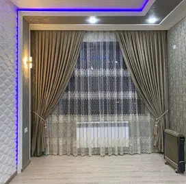 Jual Gorden Blackout Sekat Klinik Hordeng Pintu Gordyn Vitrase