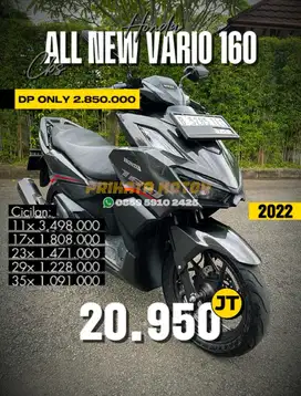 DP 2.850.000 Honda All New Vario 160 CBS 2022