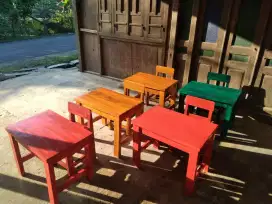 Meja kursi anak,warna