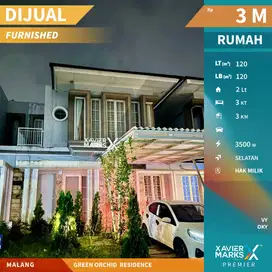 Dijual Rumah Furnish Bagus Green Orchid Suhat Lowokwaru Malang