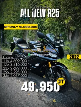 DP 12 Jutaan Yamaha R25 ABS 2022